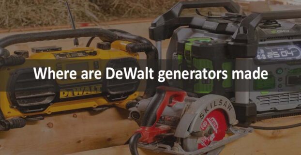 Where are DeWalt generators made